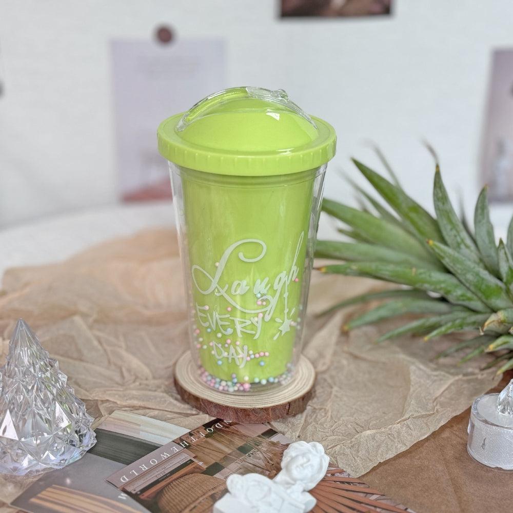 New Creative Rainbow Plastic Water Cup Fashion