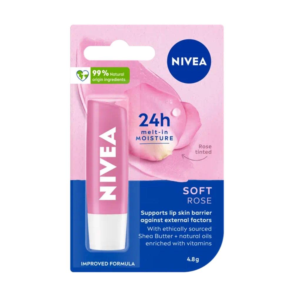 Nivea Soft Rose Lip Care 4.8g