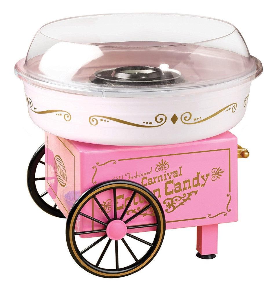 Nostalgia Vintage Hard And Sugar Free Countertop Cotton Candy Maker