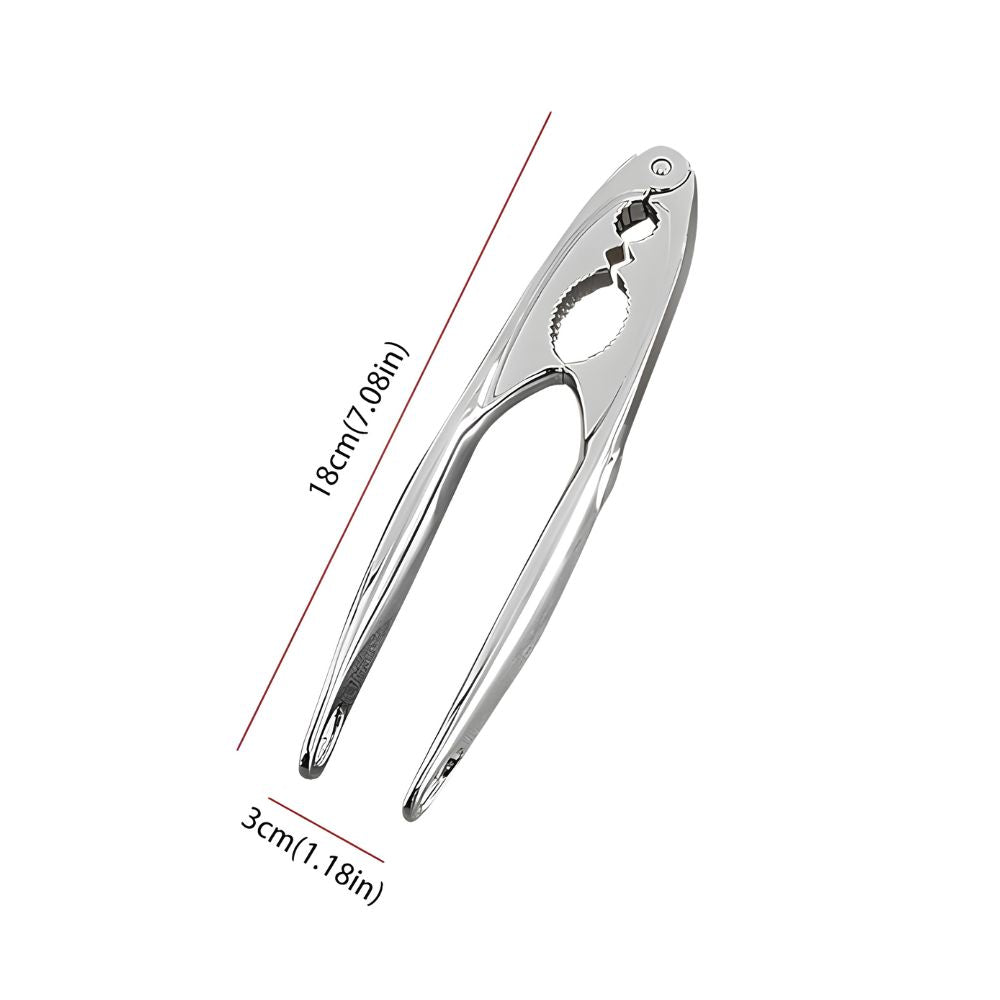 Nutcracker Chestnut Clamp Nut Cracker Pistachio Clip Stainless Steel Household Open Core Pliers Multi-Function Clip Nut Crackers For All Nuts Nut Biscuit Clamp (Size : X-Small)