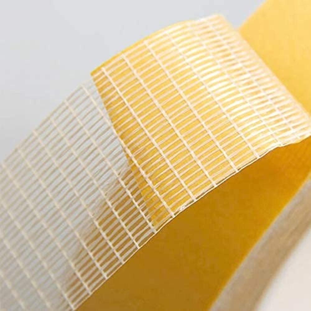 OOPP Super Sticky OOPP SelfOOPP Adhesive Tape, Fiberglass Cloth Mesh Double SidedTape for Fabric, Leather, Auto Industry, Sealing, Alloy Bonding