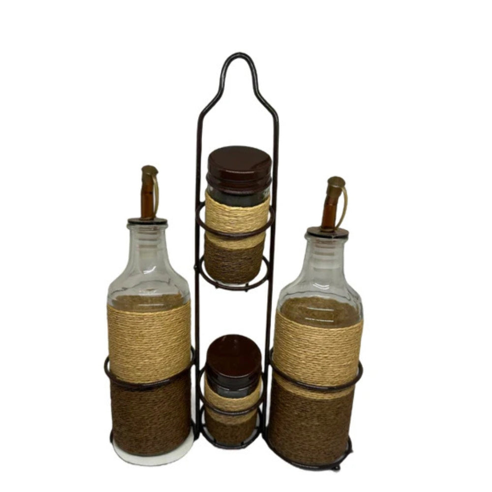 Olive And Salt Glass Set 4 Pcs