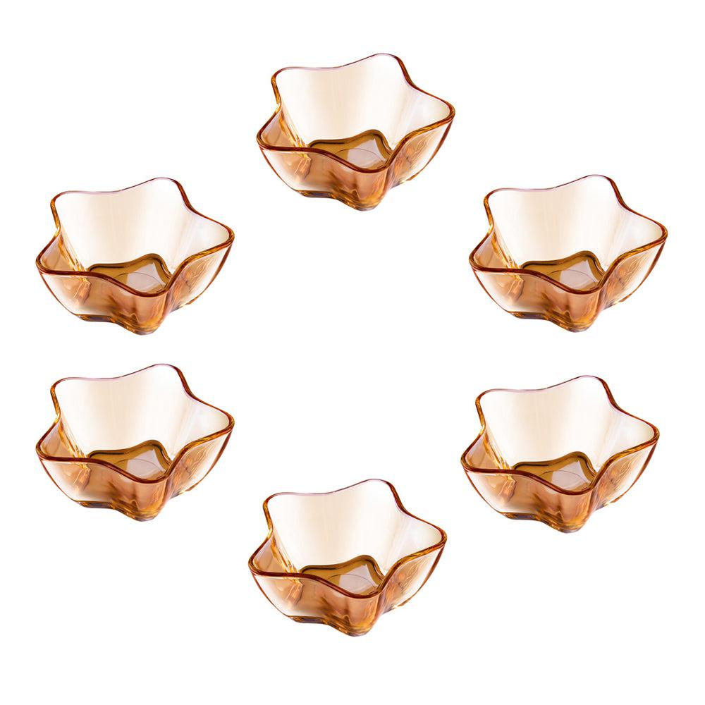 One Star In The Ascendant Glass Bowls Set x6 Star123
