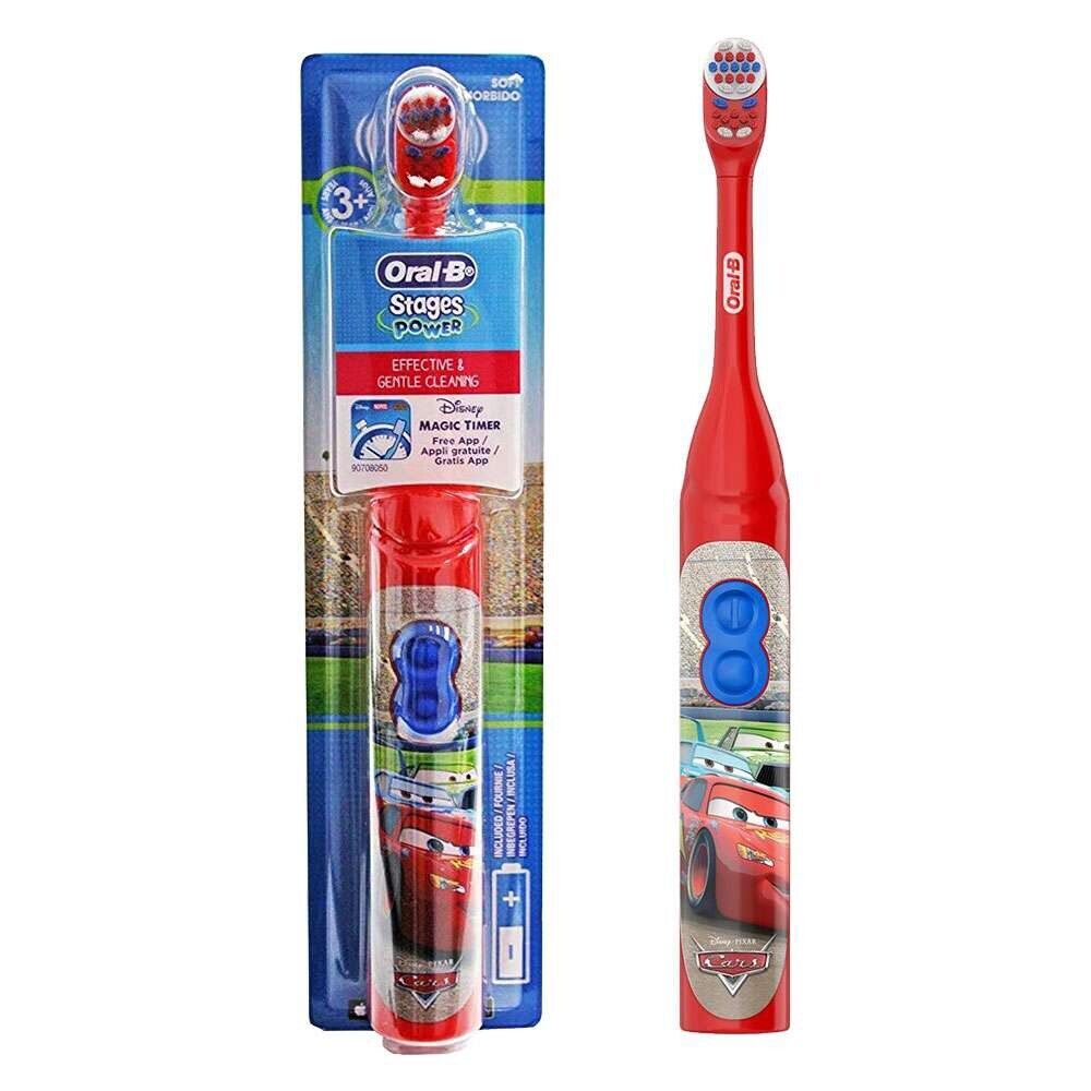 Oral B Disney Pixar Cars Childrens Kids Battery Toothbrush App