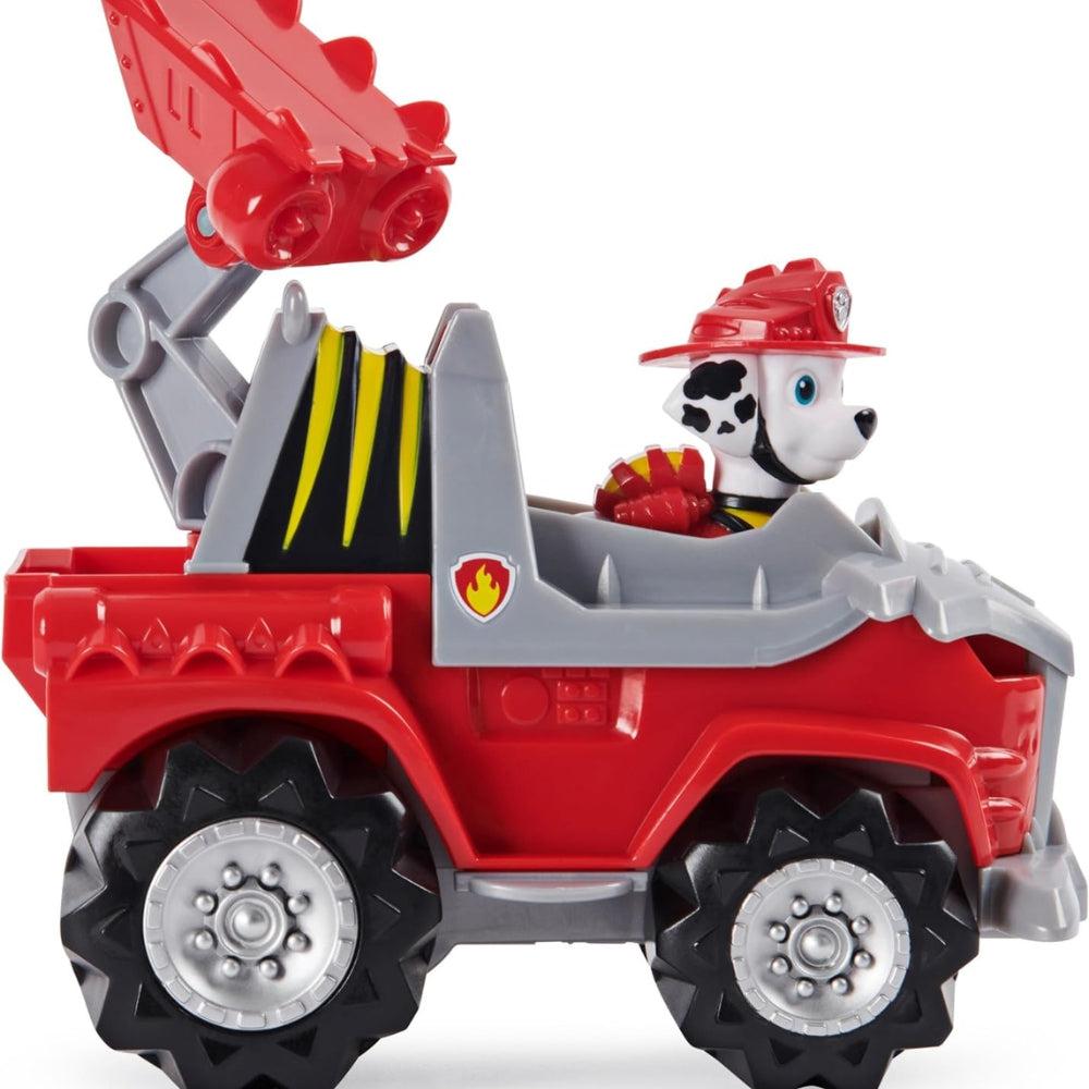 Paw Patrol Dino Rescue Marshall’s Deluxe Rev Up Vehicle With Mystery Dinosaur Figure