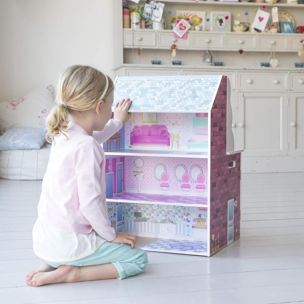 Plum 2 In 1 Wooden Kitchen And Dolls House