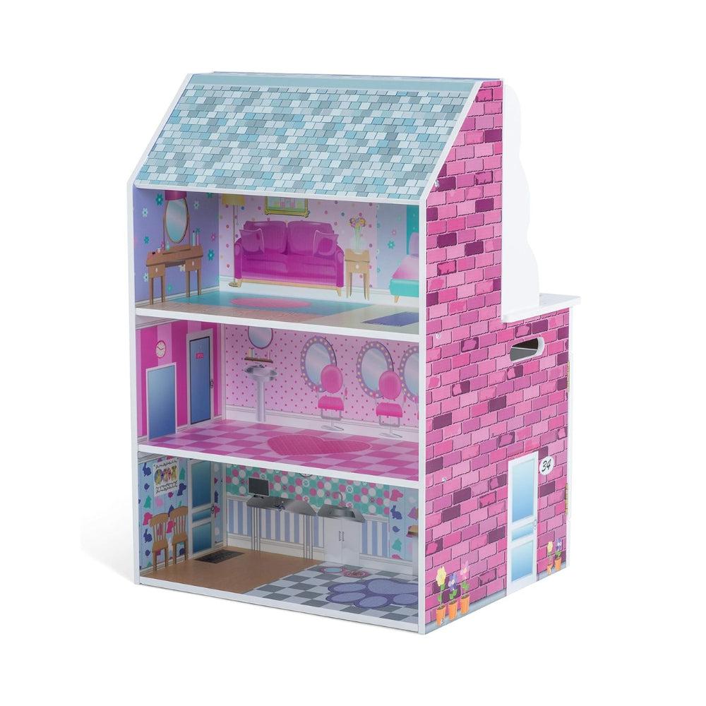 Plum 2 In 1 Wooden Kitchen And Dolls House