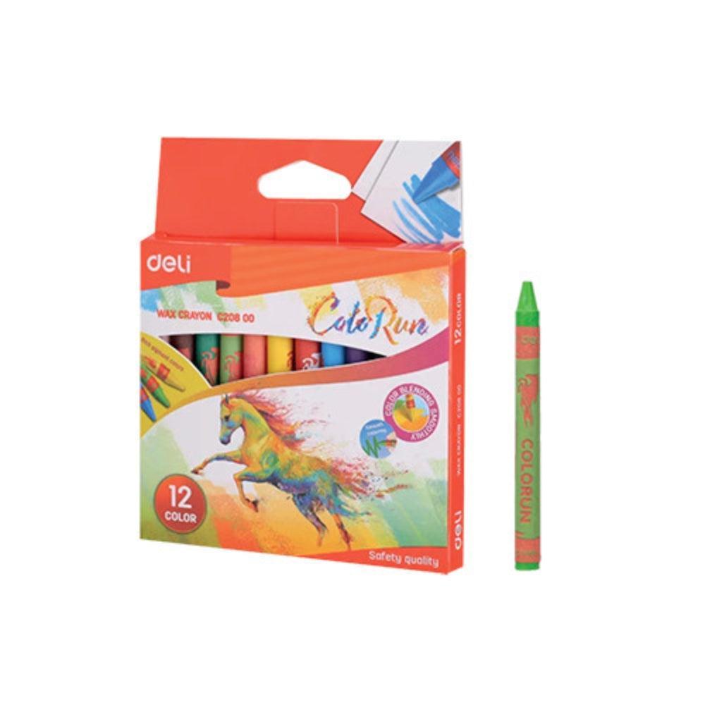 Pack of 12 wax crayons