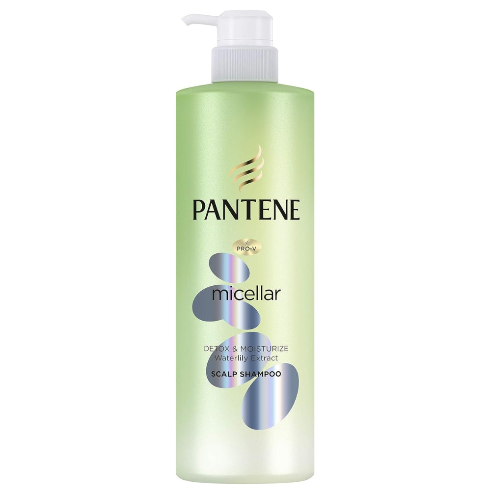 Pantene Micellar Scalp Shampoo Detox & Moisturize Waterlily Extract,530Ml
