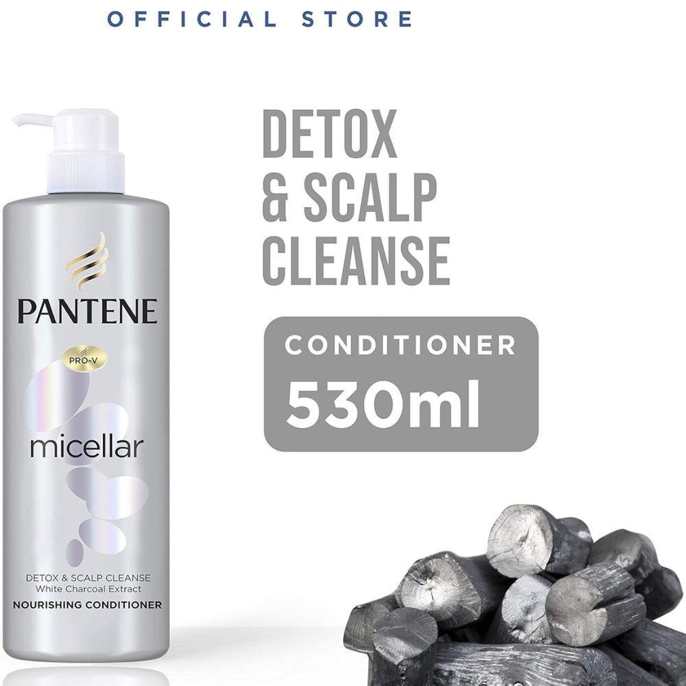 Pantene Pro-V Micellar Charcoal Detox & Scalp Cleanse Conditioner, 530m