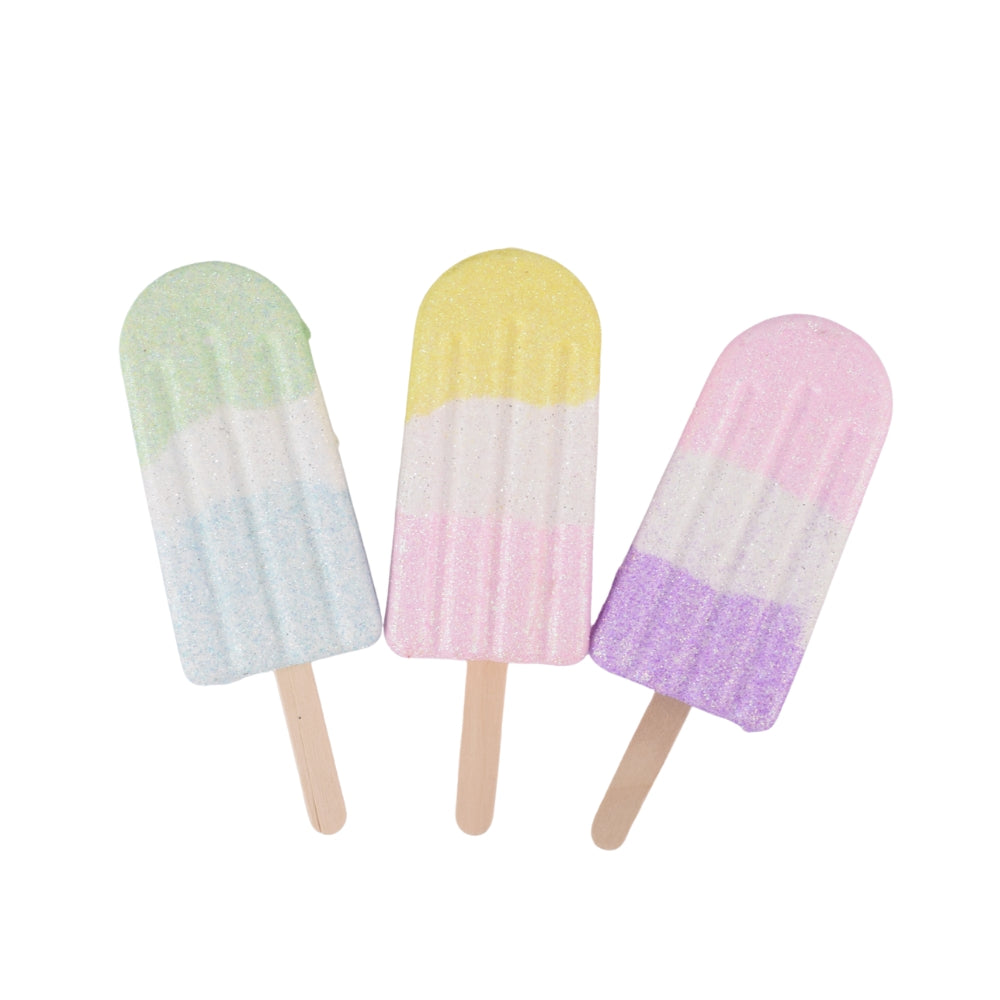 Pastel Popsicle Ornaments for Christmas Tree