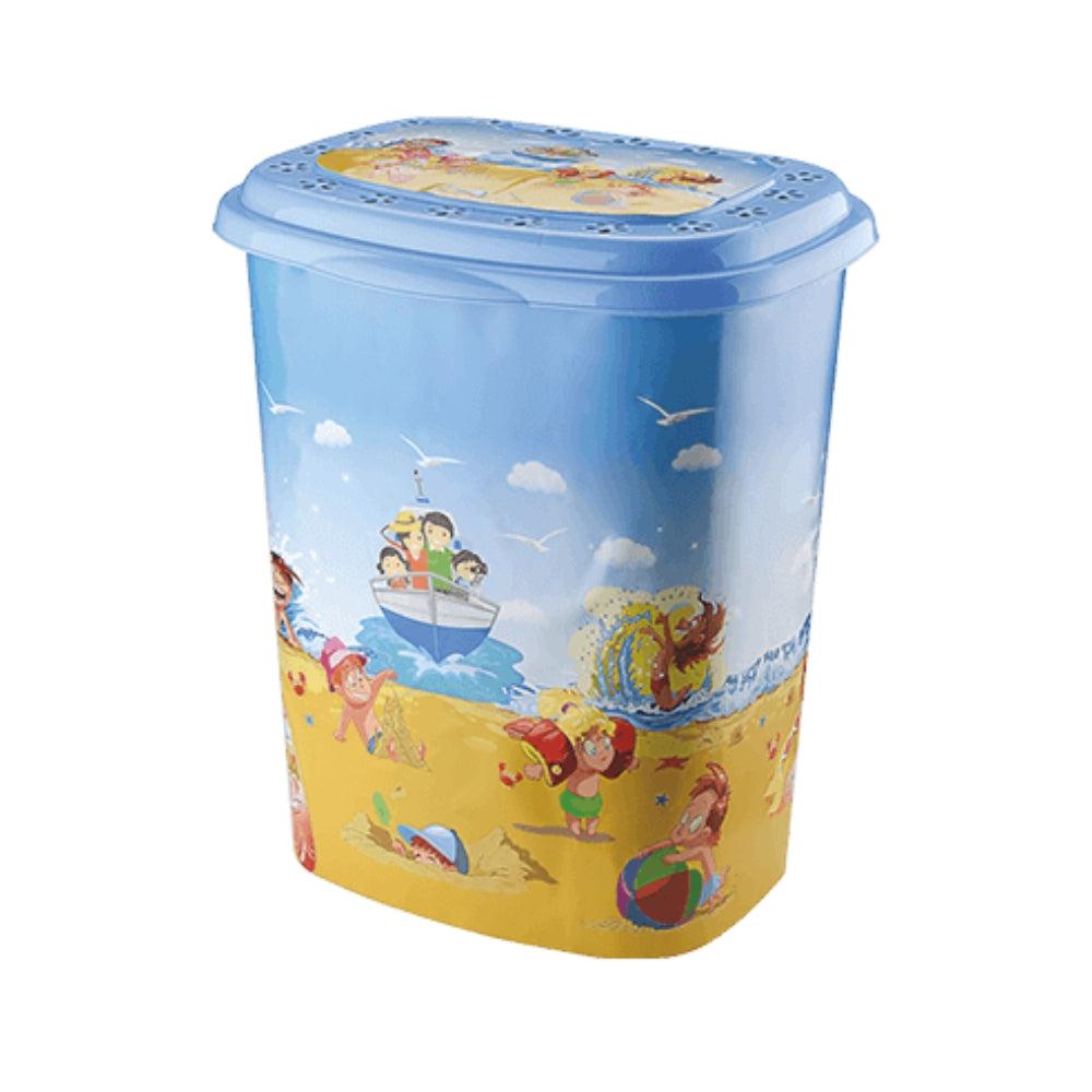 Patterned Laundry Basket