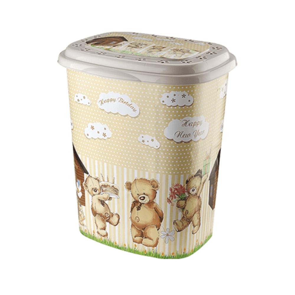 Patterned Laundry Basket