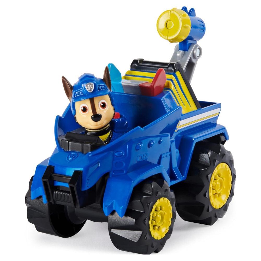 Paw Patrol Dino Rescue Chase’s Deluxe Rev Up Vehicle With Mystery Dinosaur Figure