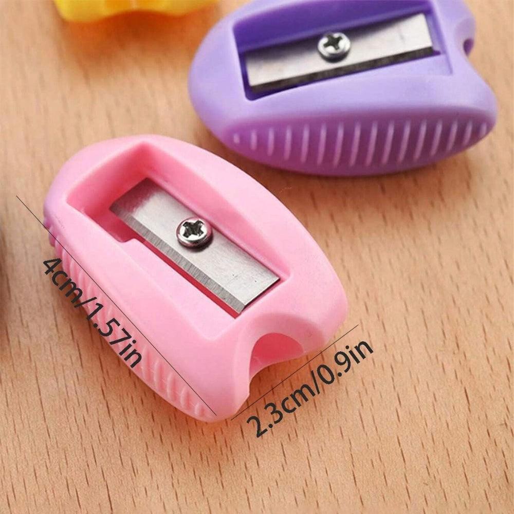 Pencil Sharpeners, Manual Plastic Pencil Sharpeners, Durable Stationery Pencil Sharpeners