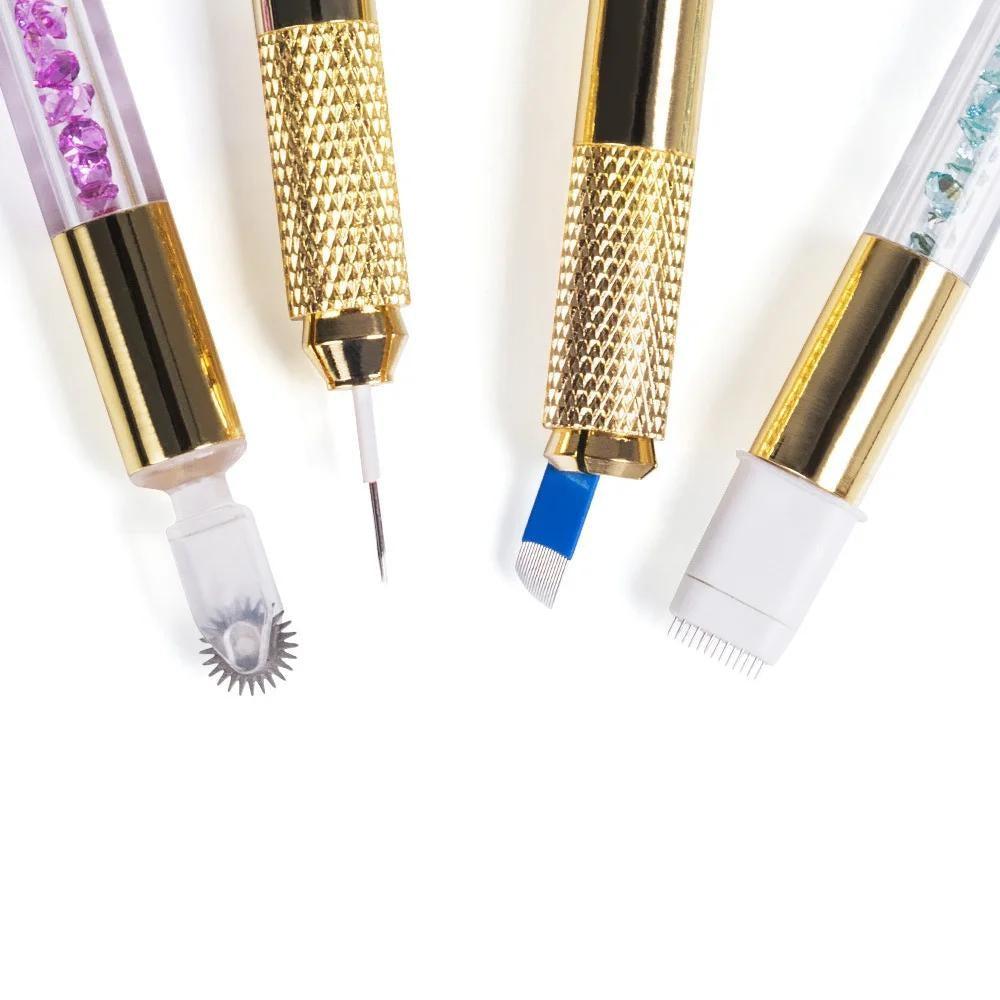 Penholder Double Golden Head High Quality SPMU Eyebrow Microblading Pen for Permanent Makeup Avaible In Five Colors