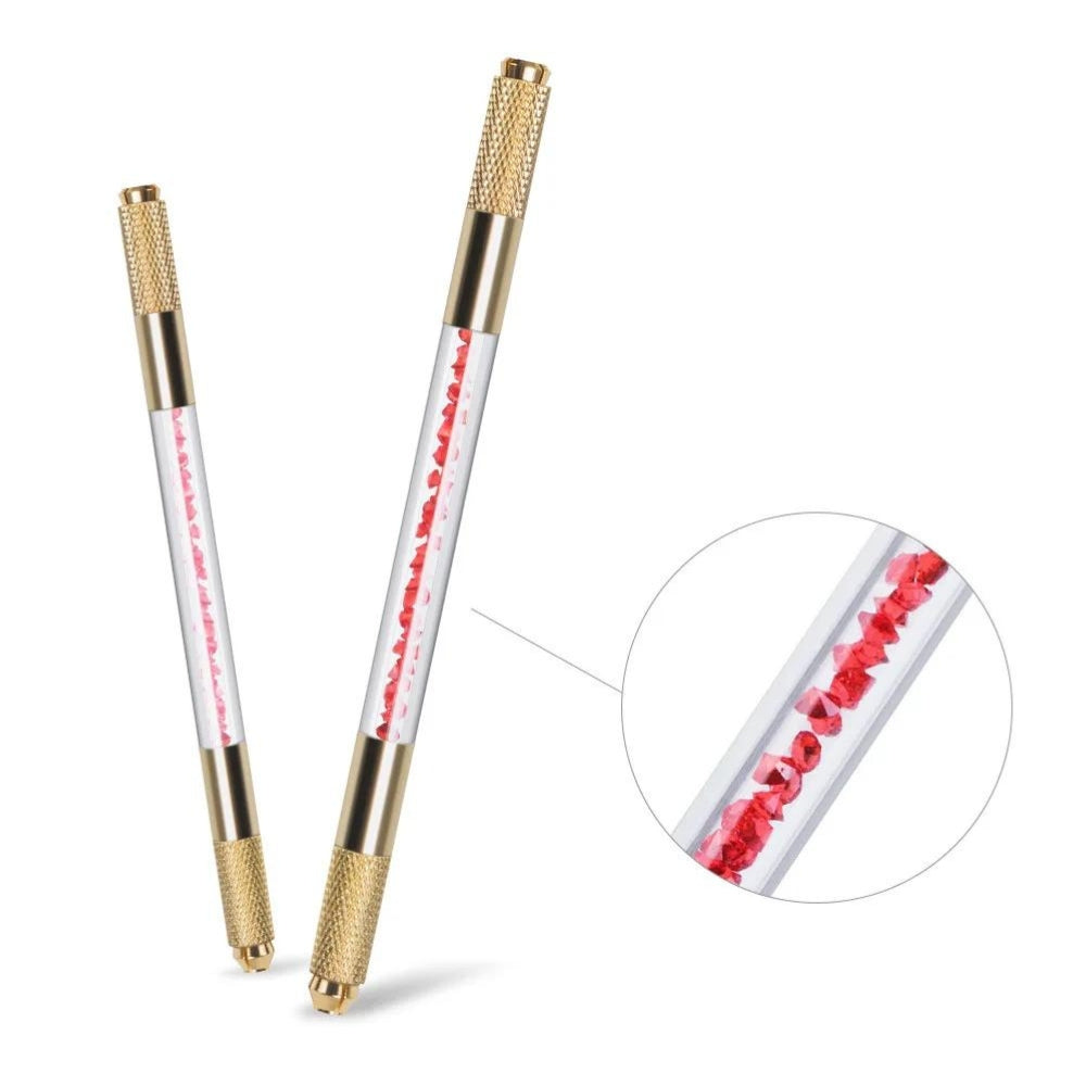 Penholder Double Golden Head High Quality SPMU Eyebrow Microblading Pen for Permanent Makeup Avaible In Five Colors