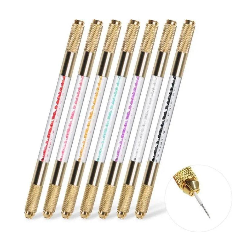 Penholder Double Golden Head High Quality SPMU Eyebrow Microblading Pen for Permanent Makeup Avaible In Five Colors