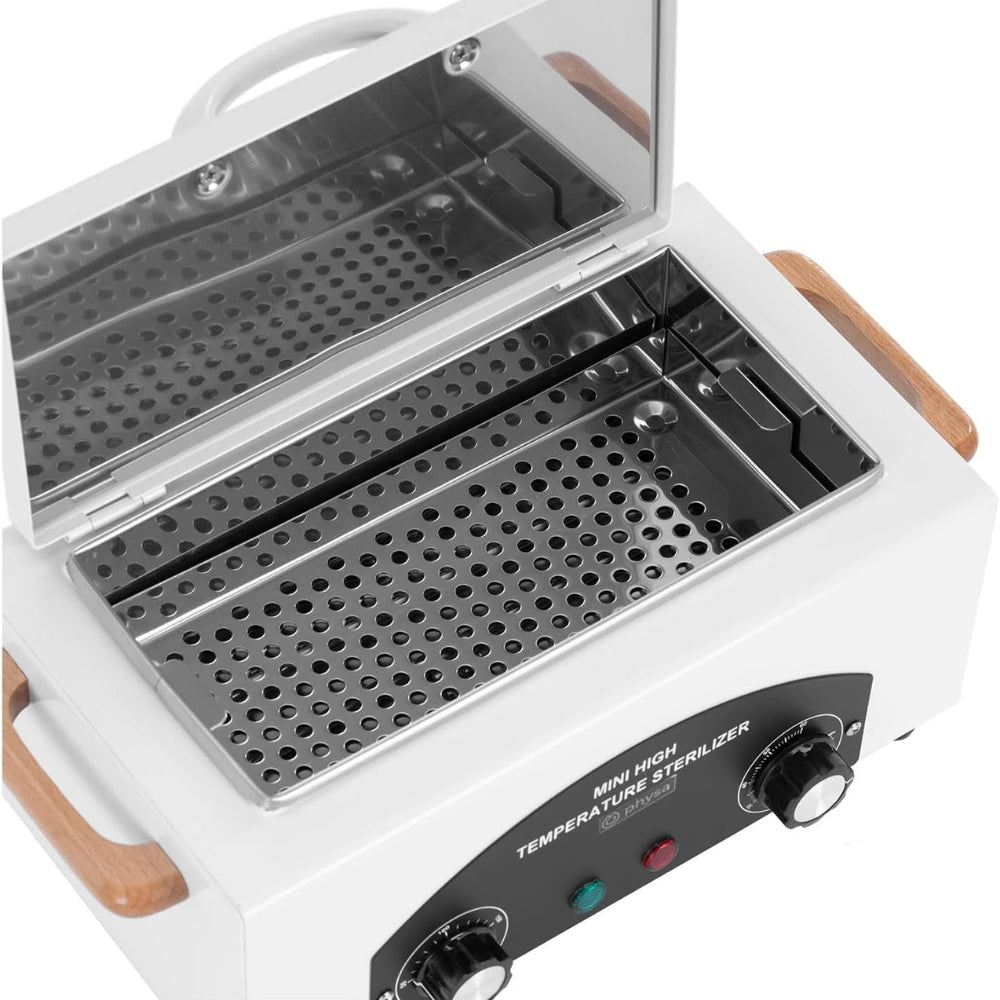 Physa PHY-DHS-4 Hot Air Steriliser 2 L Timer 0-220 °C Steriliser Steriliser Steriliser for Foot Care, Cosmetics and More