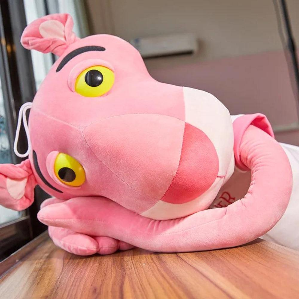 Pink Anime Pink Panther Plush Doll Toy Gift Naughty Panther Large Doll Ornament Kawaii Gift For Girlfriend Or Boyfriend