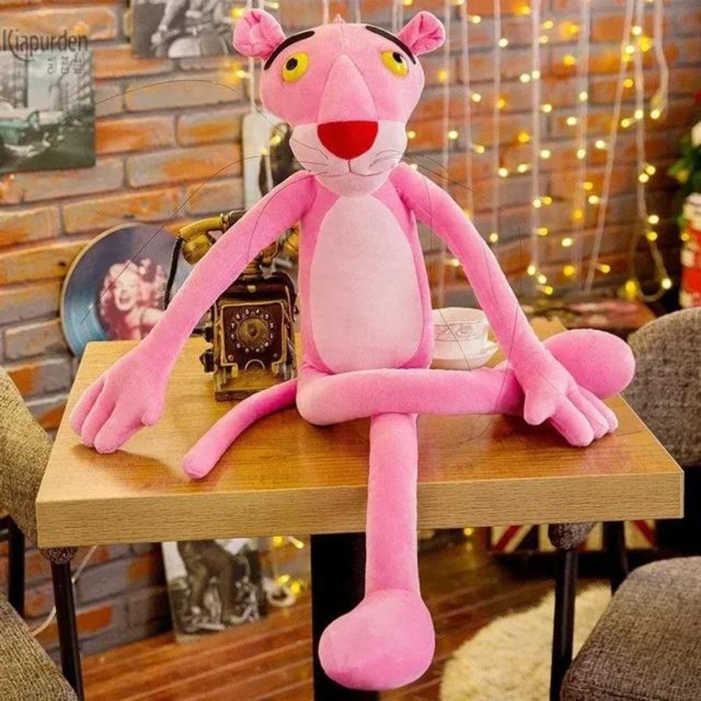 Pink Anime Pink Panther Plush Doll Toy Gift Naughty Panther Large Doll Ornament Kawaii Gift For Girlfriend Or Boyfriend