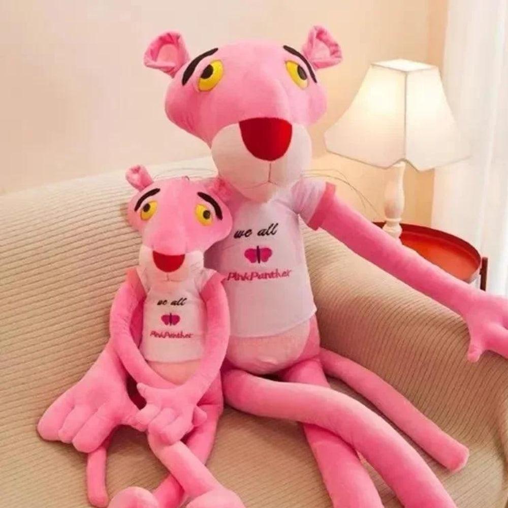 Pink Anime Pink Panther Plush Doll Toy Gift Naughty Panther Large Doll Ornament Kawaii Gift For Girlfriend Or Boyfriend
