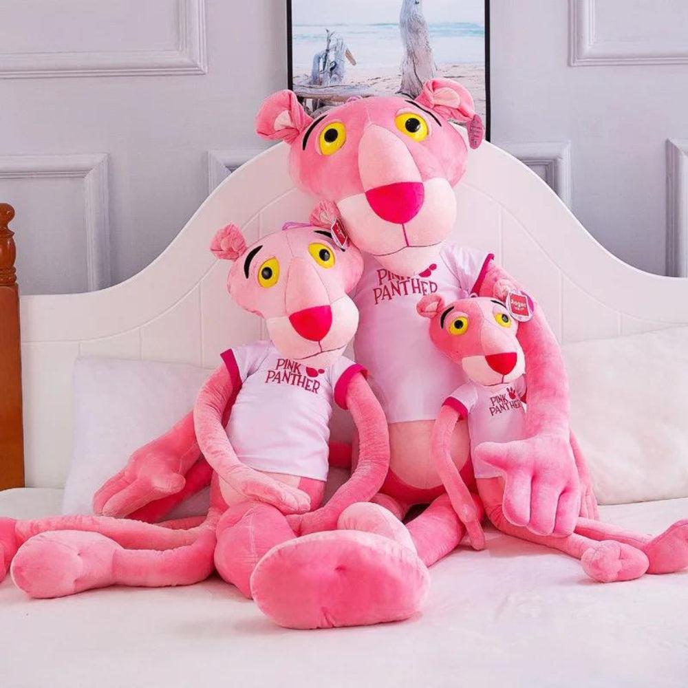 Pink Anime Pink Panther Plush Doll Toy Gift Naughty Panther Large Doll Ornament Kawaii Gift For Girlfriend Or Boyfriend