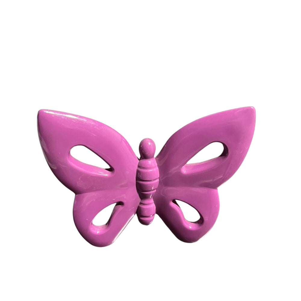 Pink Butterfly Decorative Clip