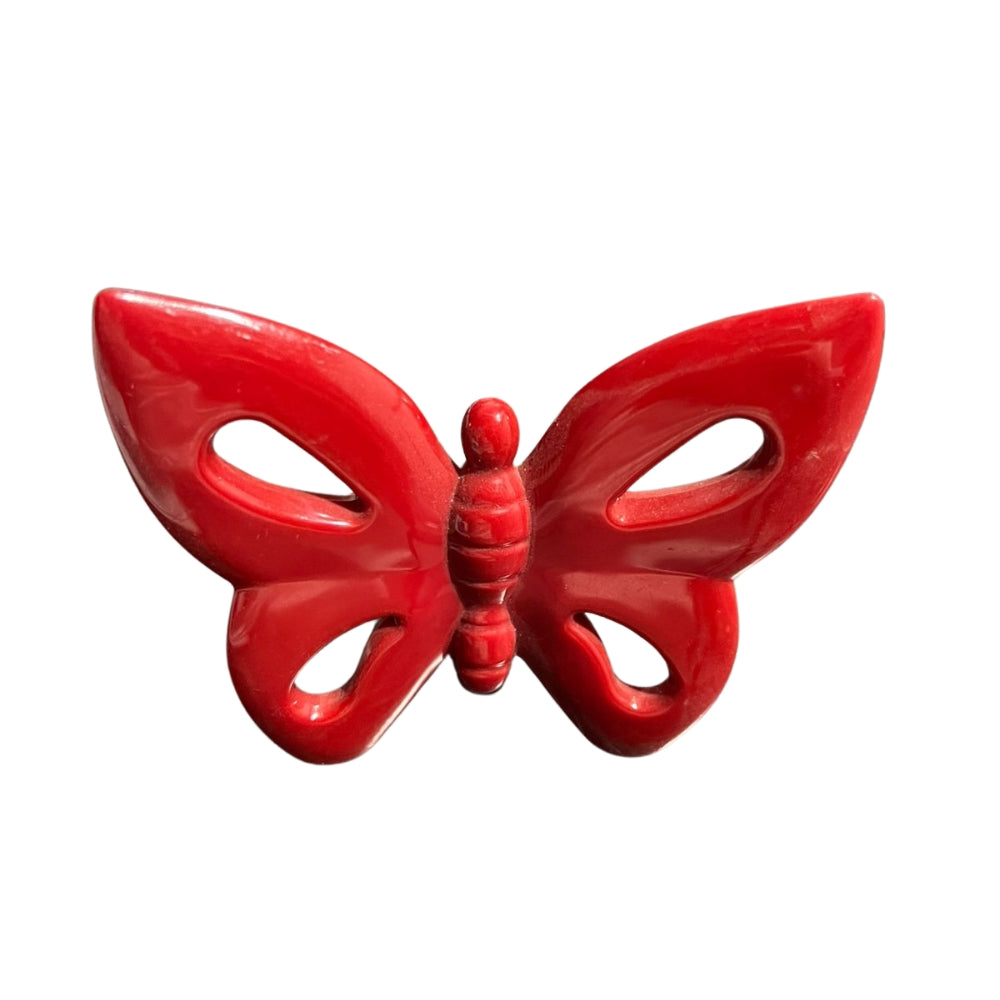 Pink Butterfly Decorative Clip