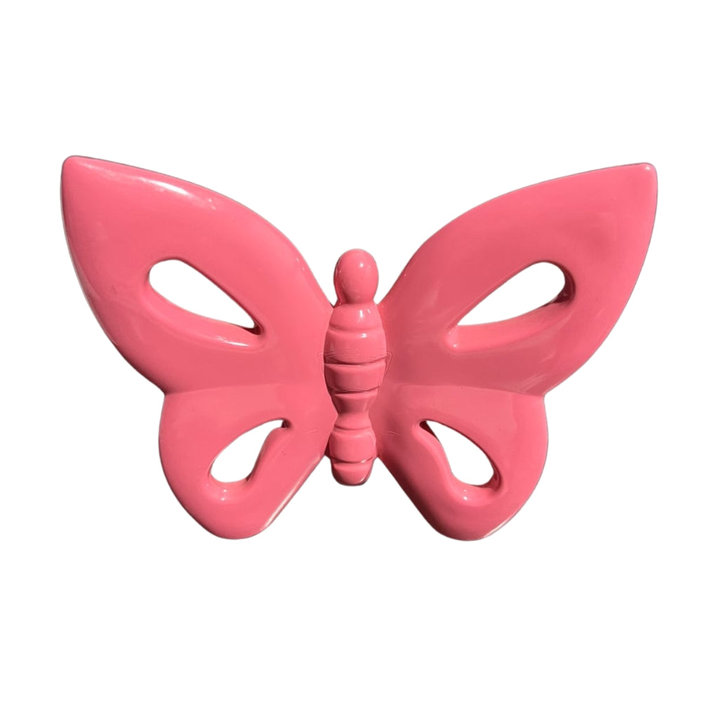 Pink Butterfly Decorative Clip
