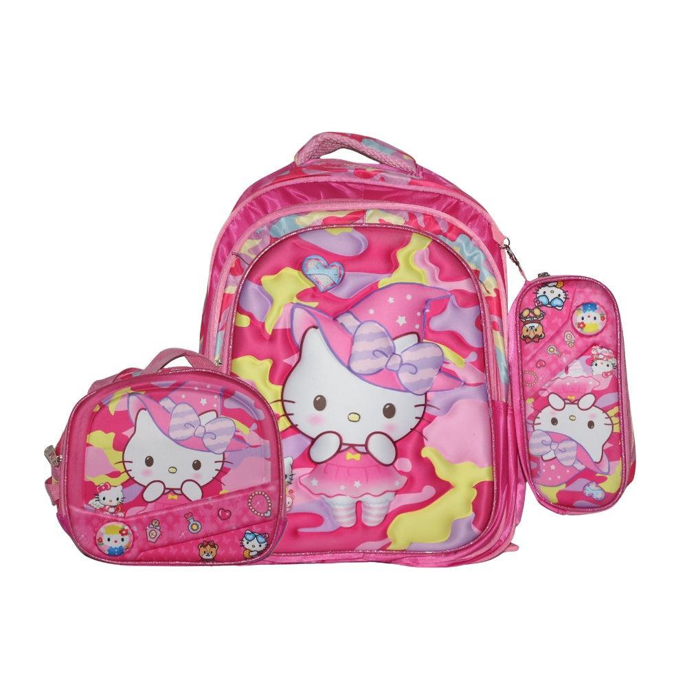 Pink Hello Kitty Backpack Set