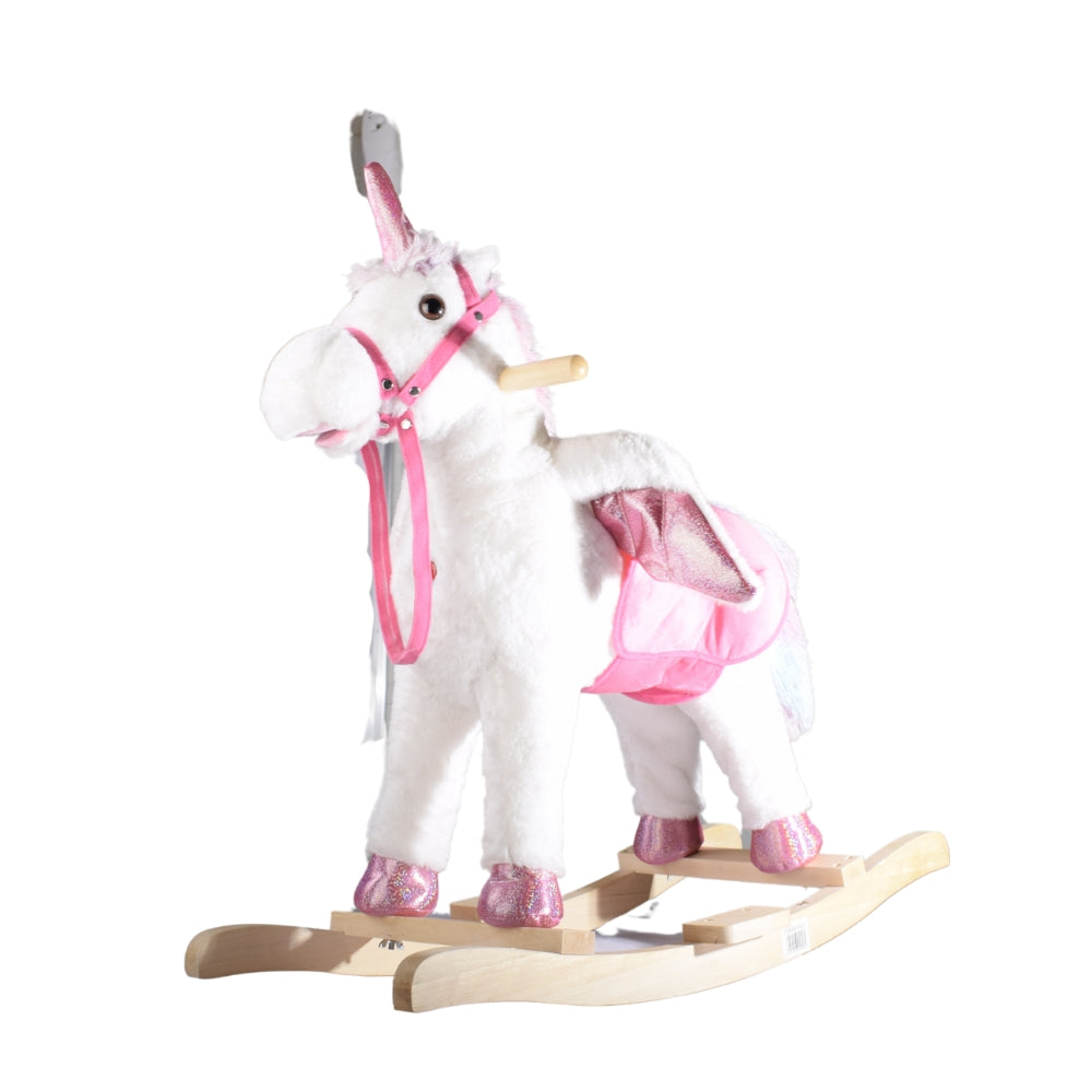 Pink Princess Rocking Unicorn Toy