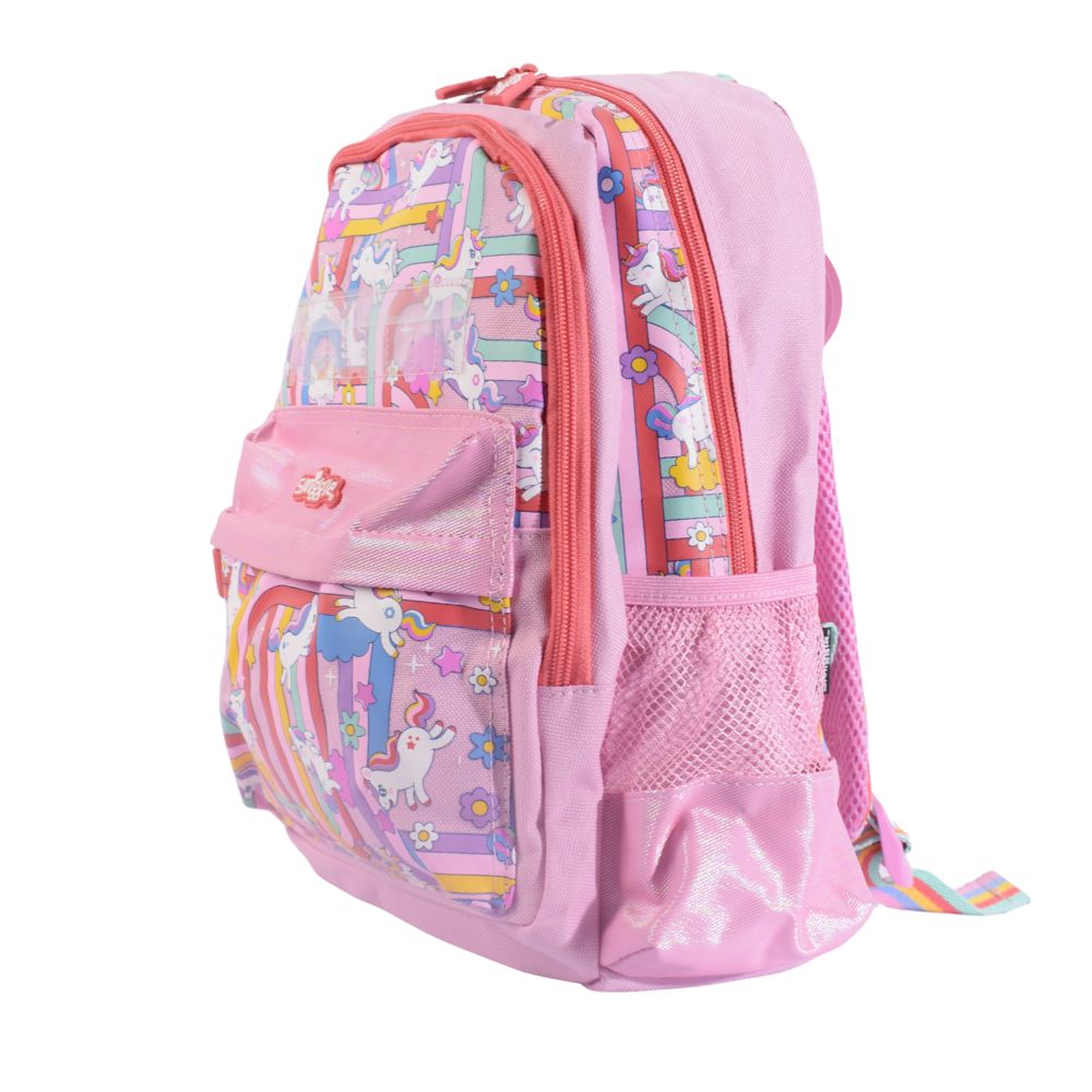 Pink Unicorn Patterned Backpack