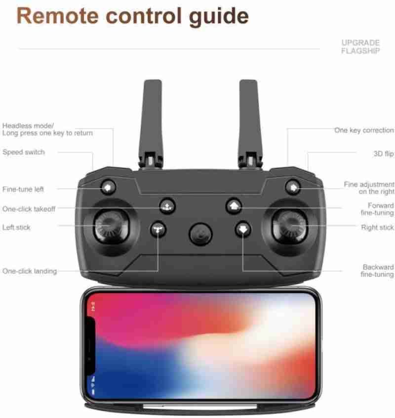Pioneer 3D Model Drone 4k HD Dual Camera 1080P