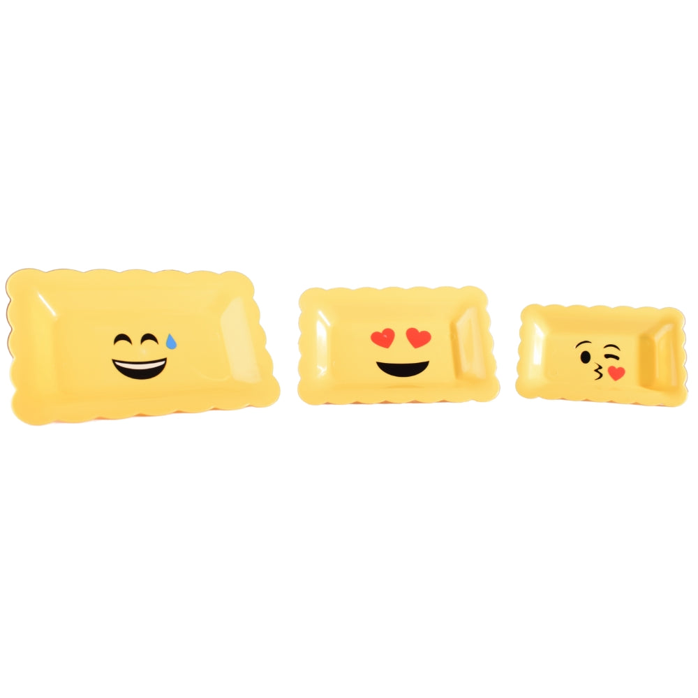Plastic Yellow Rectangle Bowl