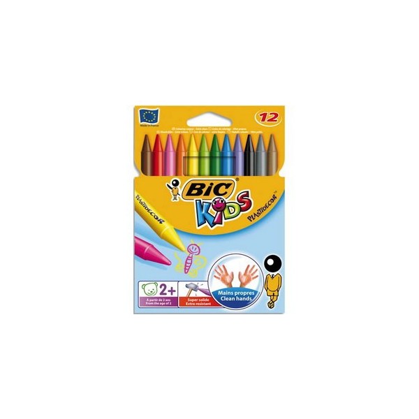 Plastidecor Wax Crayon - Cardboard Case Of 12