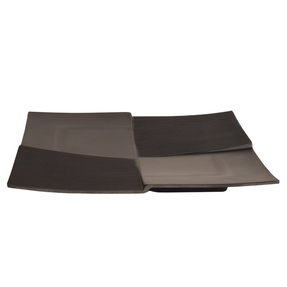 Plates Black Melamine Dinnerware