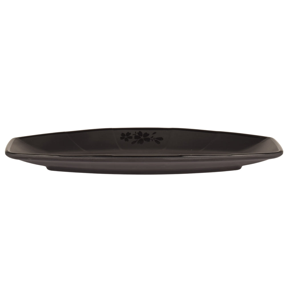 Plates Black Melamine Dinnerware
