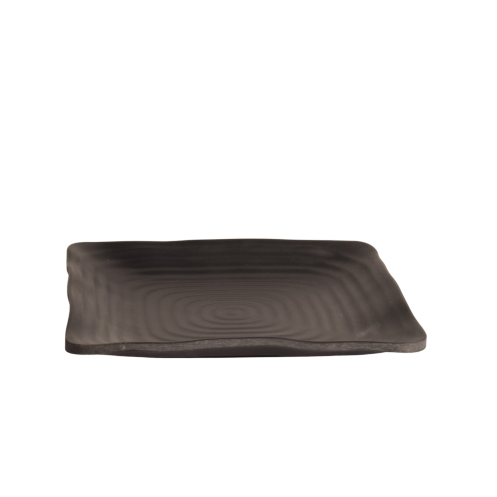Plates Black Melamine Dinnerware
