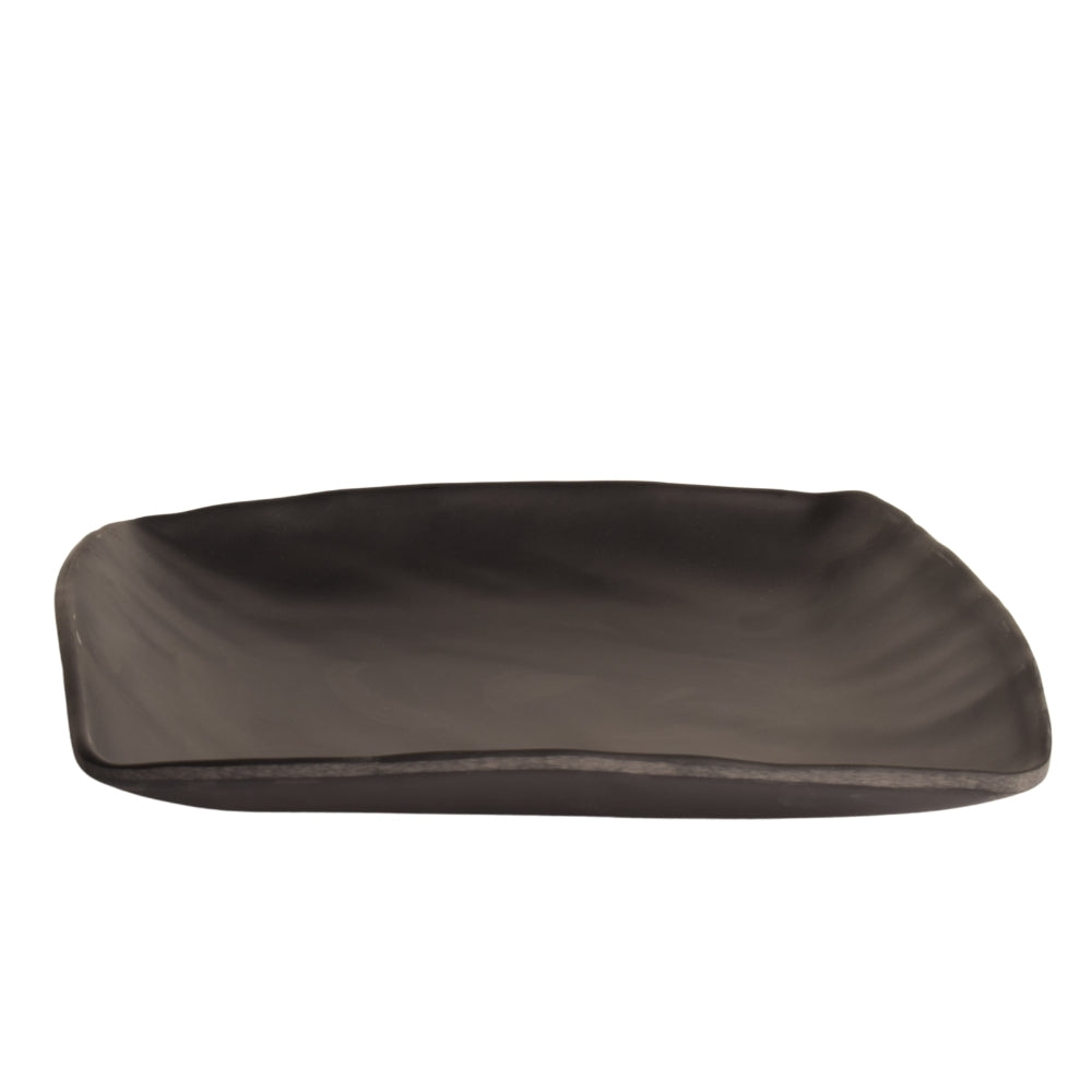 Plates Black Melamine Dinnerware