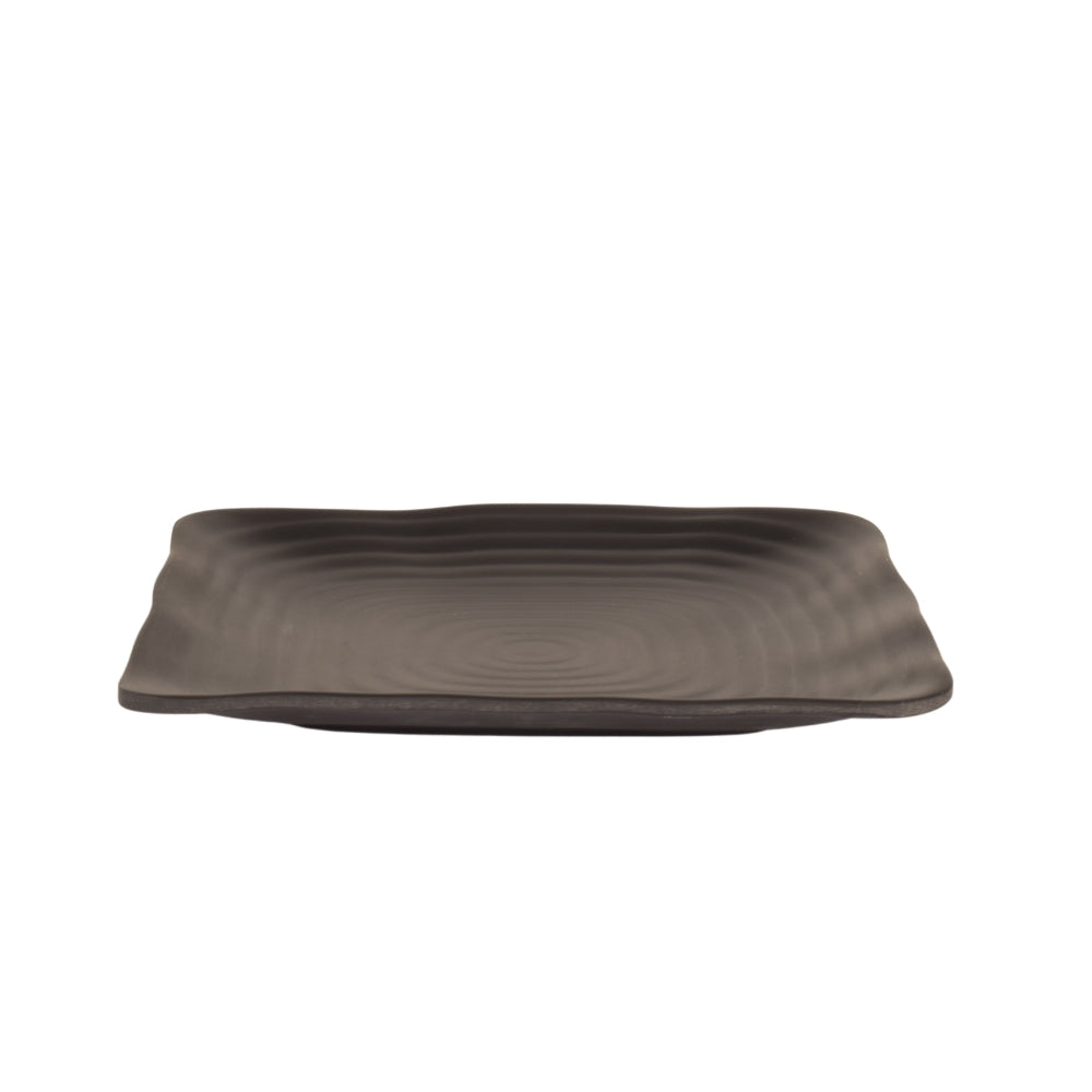 Plates Black Melamine Dinnerware