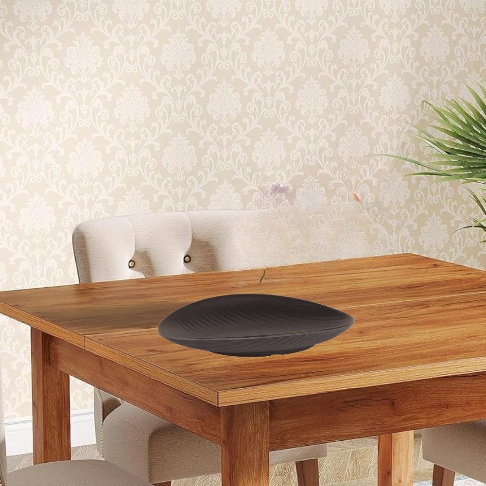 Plates Black Melamine Dinnerware