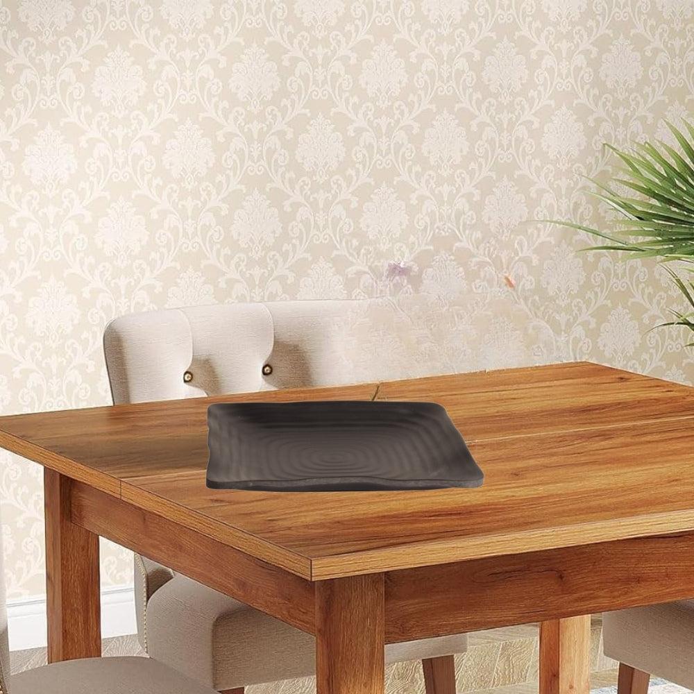 Plates Black Melamine Dinnerware