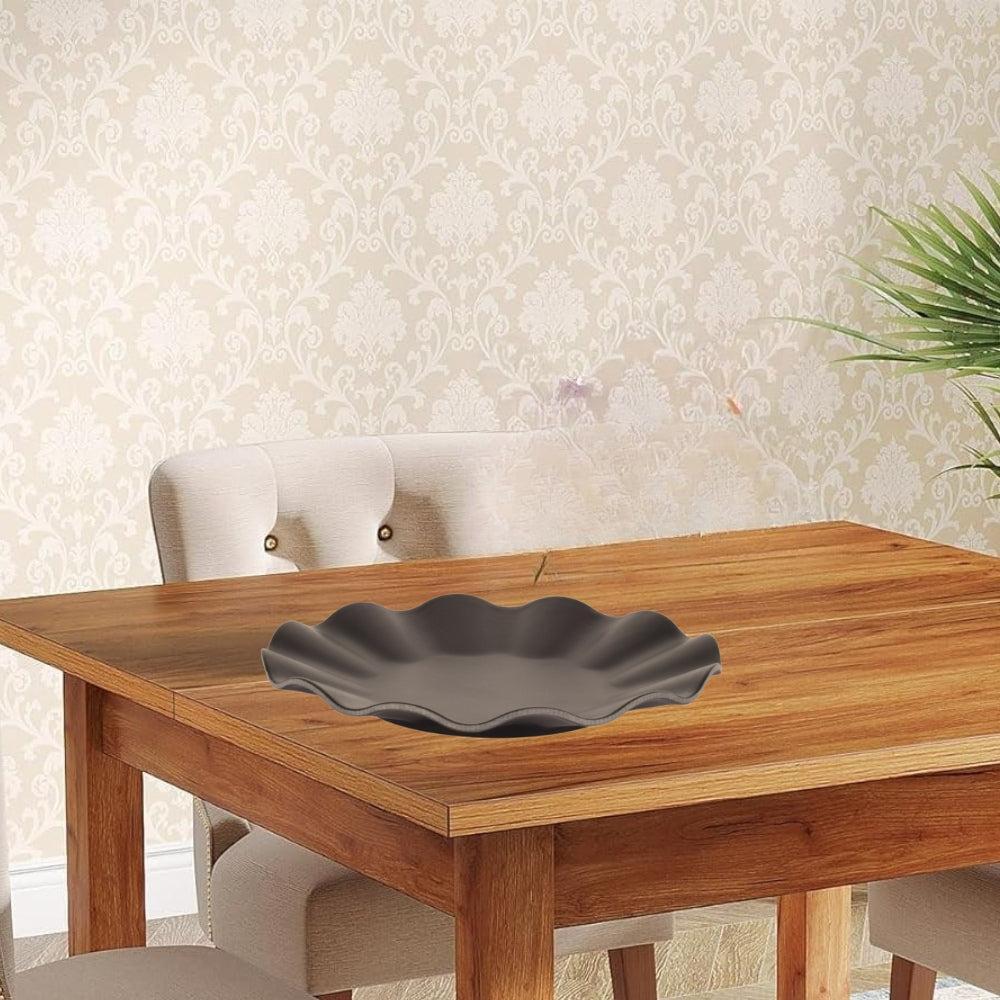 Plates Black Melamine Dinnerware