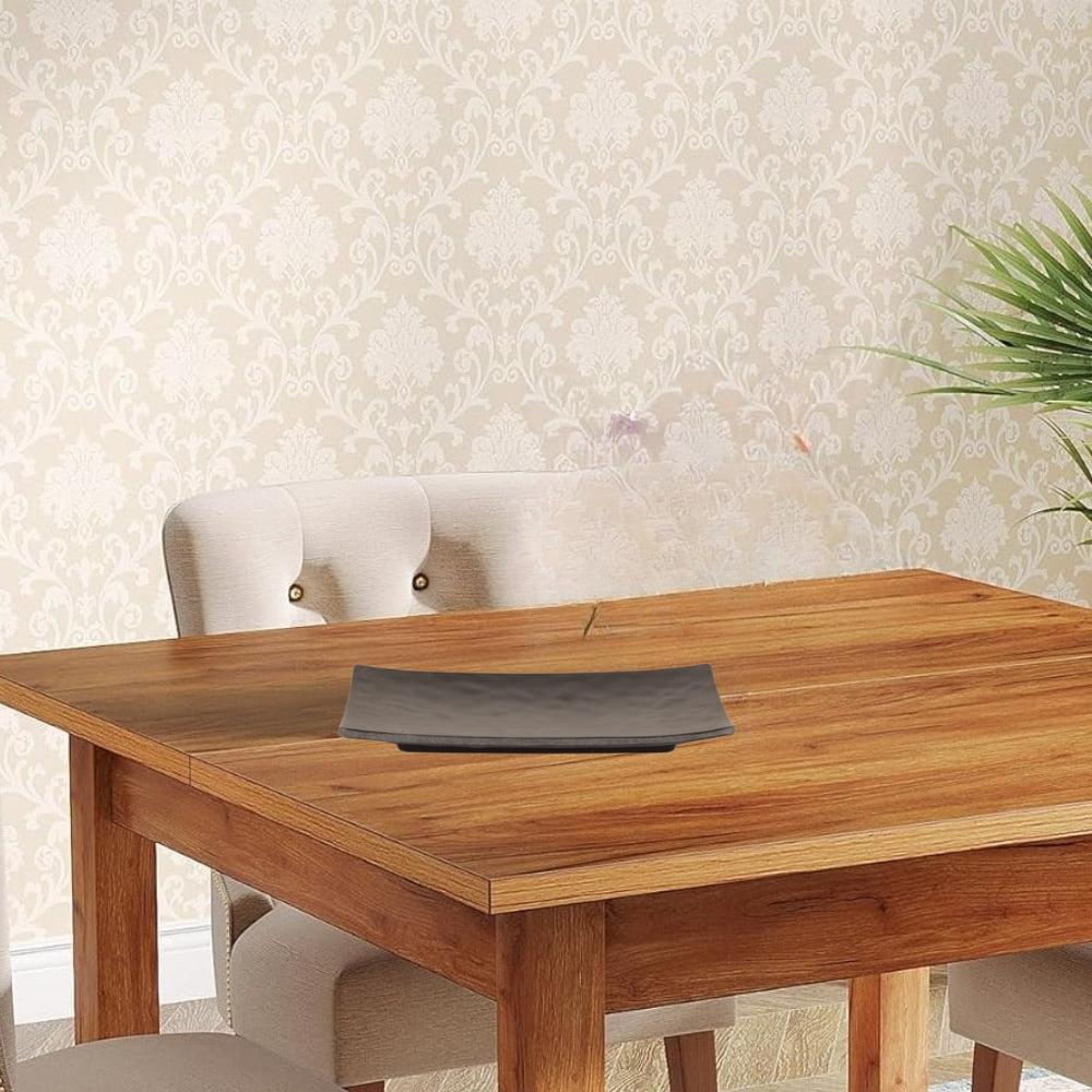 Plates Black Melamine Dinnerware