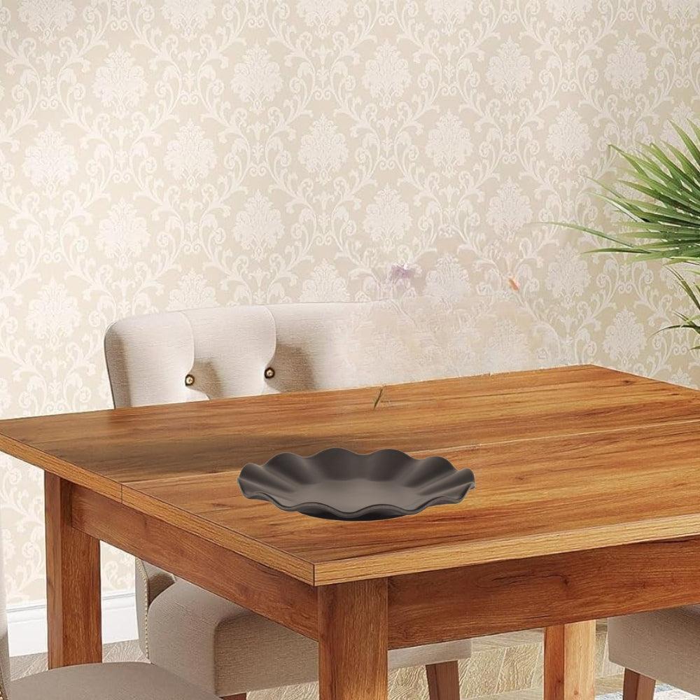 Plates Black Melamine Dinnerware