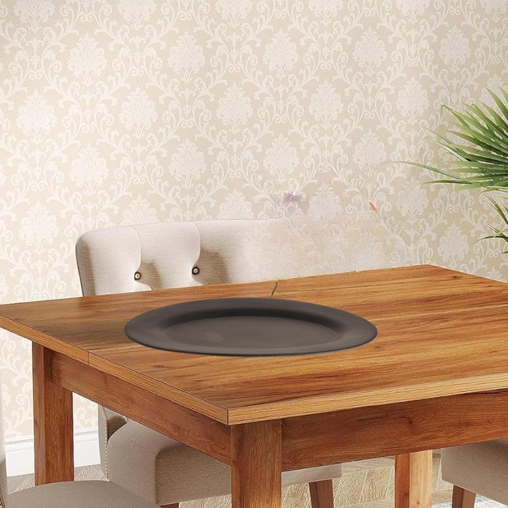 Plates Black Melamine Dinnerware