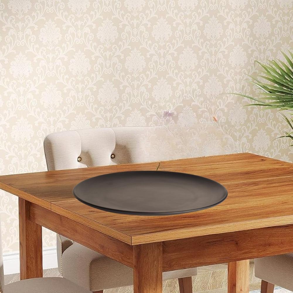 Plates Black Melamine Dinnerware