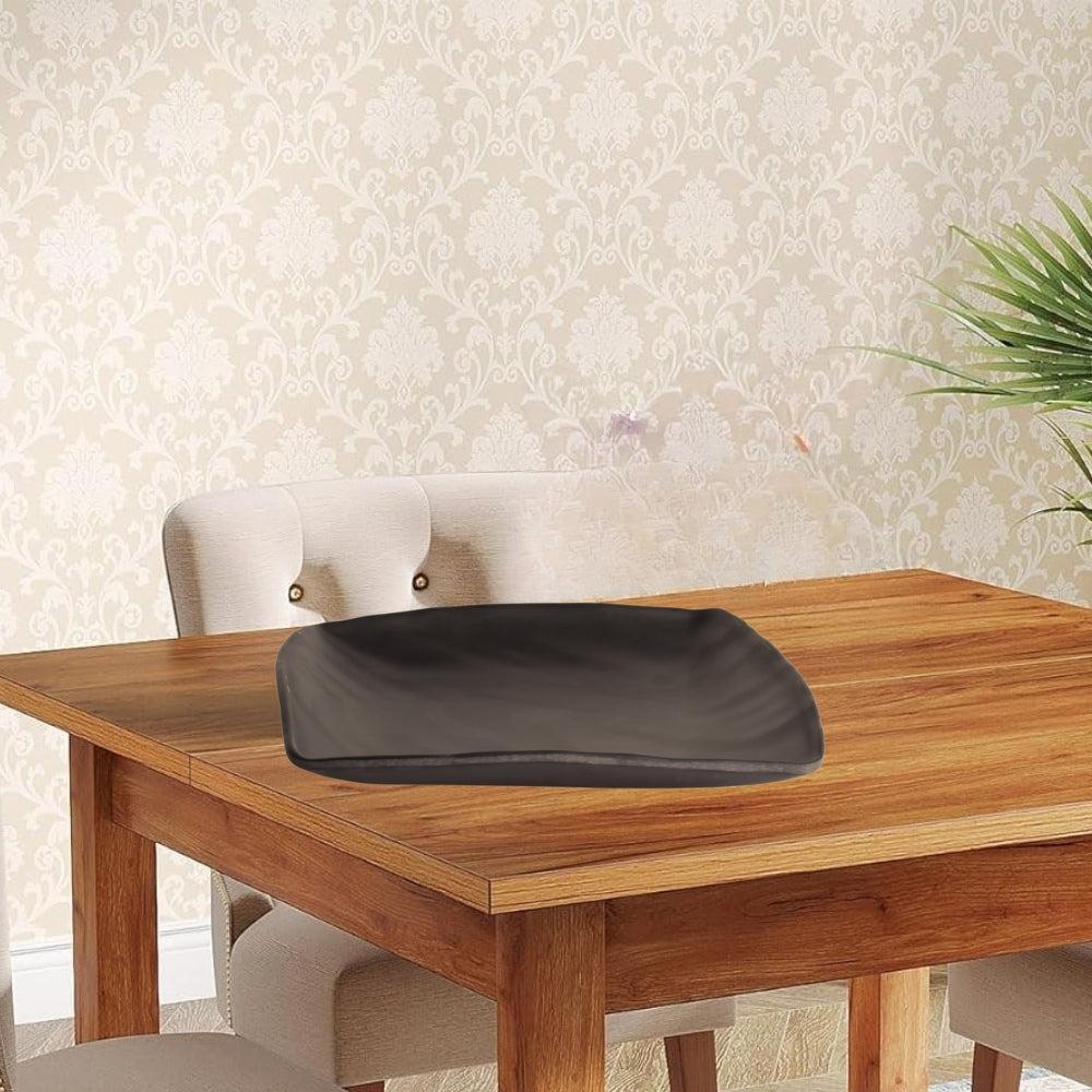 Plates Black Melamine Dinnerware