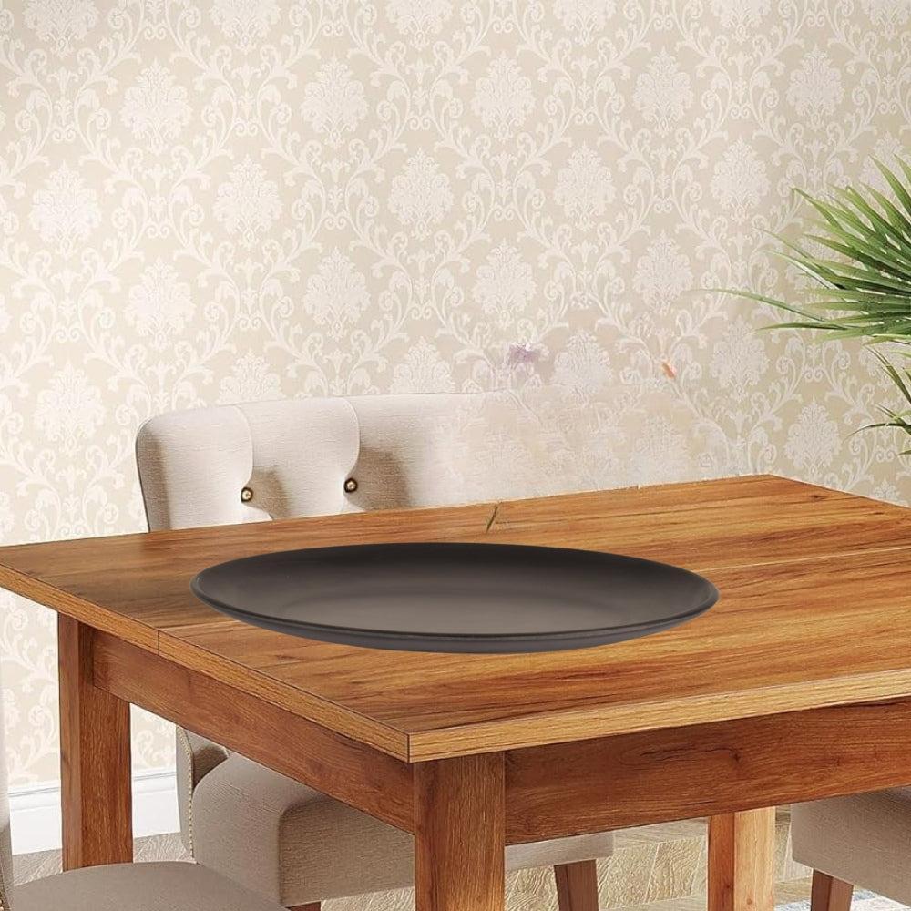 Plates Black Melamine Dinnerware